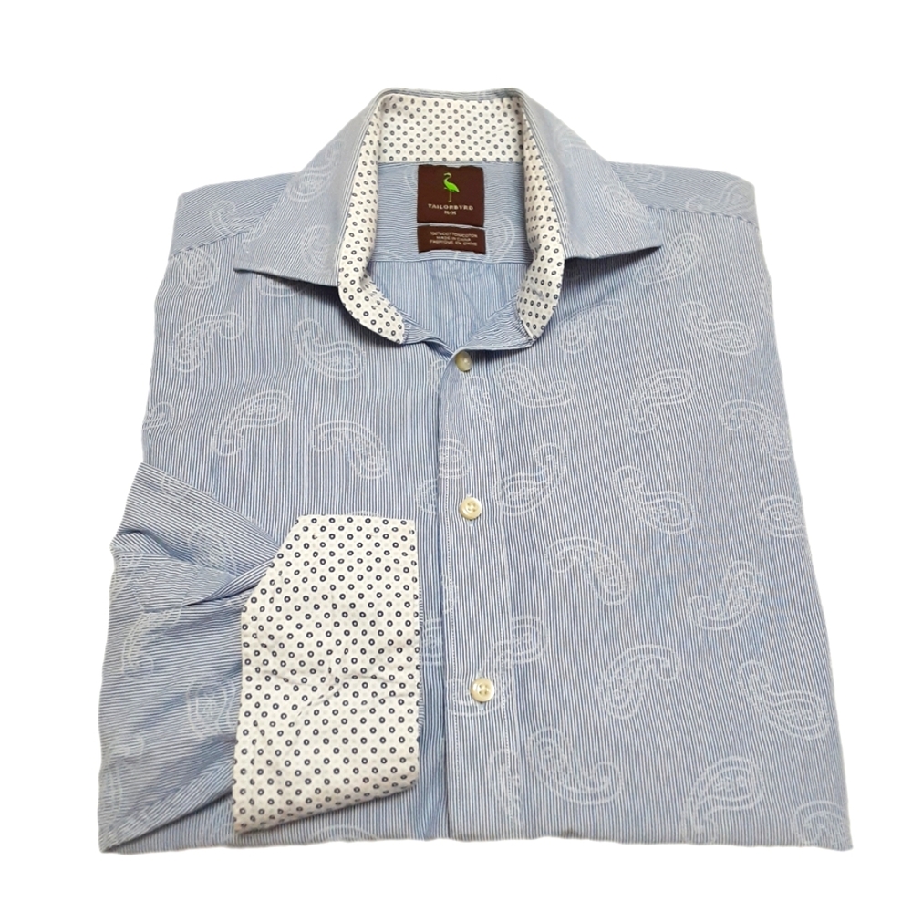 Tailorbyrd Button Up Shirt Mens Medium